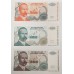 CROATIA 1993 . FIVE THOUSAND 5,000 - FIVE HUNDRED MILLION 500,000,000 DINARA . SPECIMEN BANKNOTES